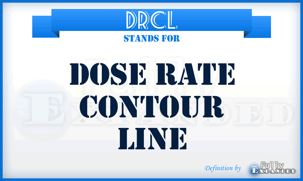 DRCL - Dose Rate Contour Line