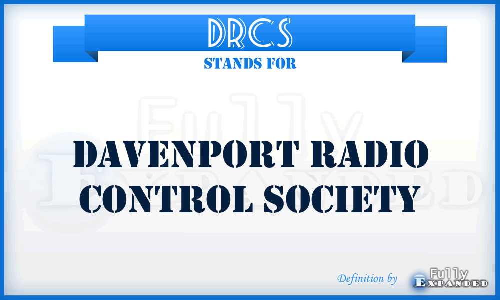 DRCS - Davenport Radio Control Society