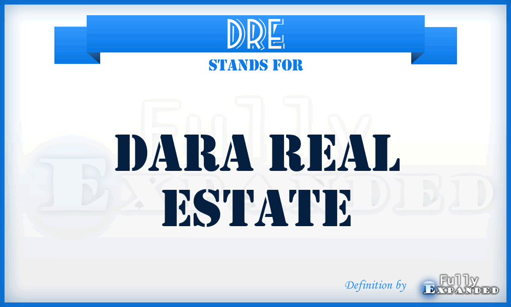 DRE - Dara Real Estate
