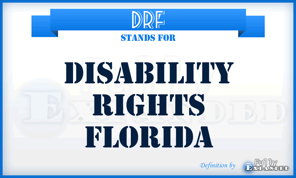 DRF - Disability Rights Florida