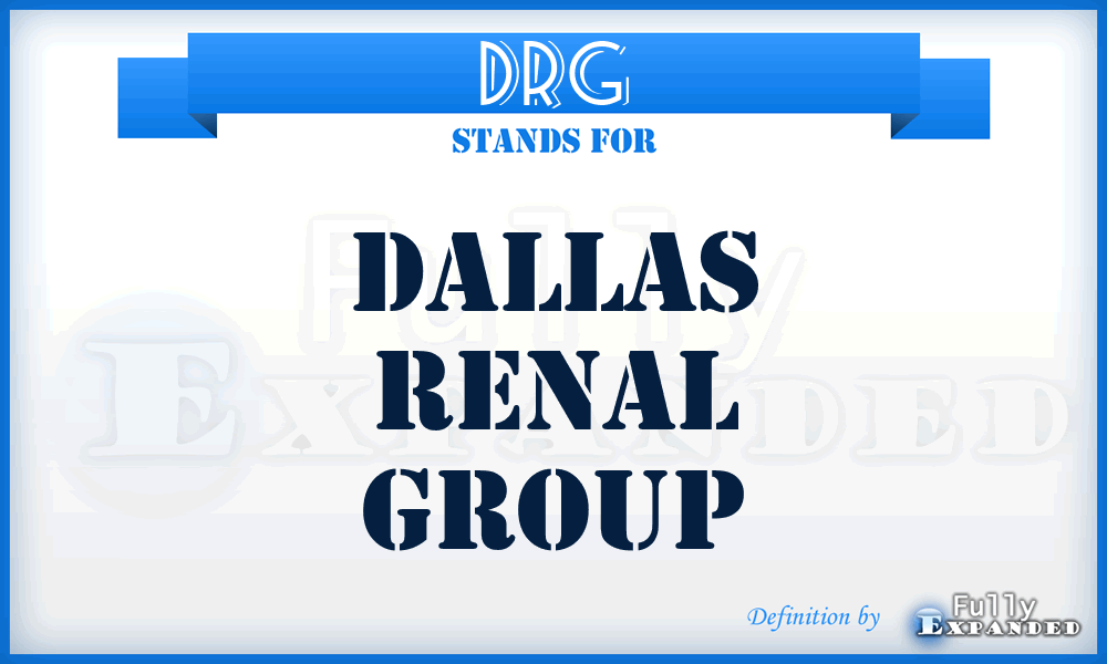 DRG - Dallas Renal Group