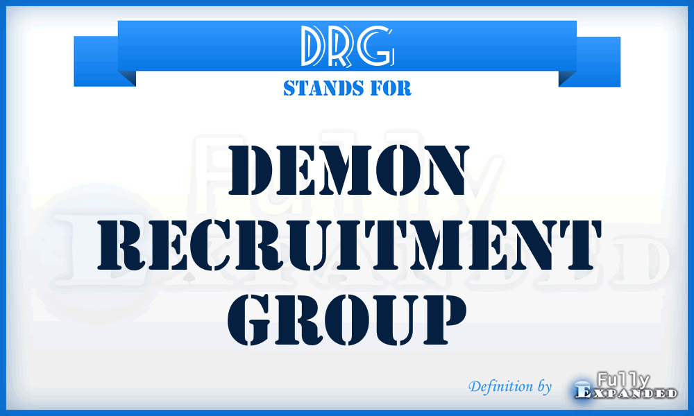 DRG - Demon Recruitment Group