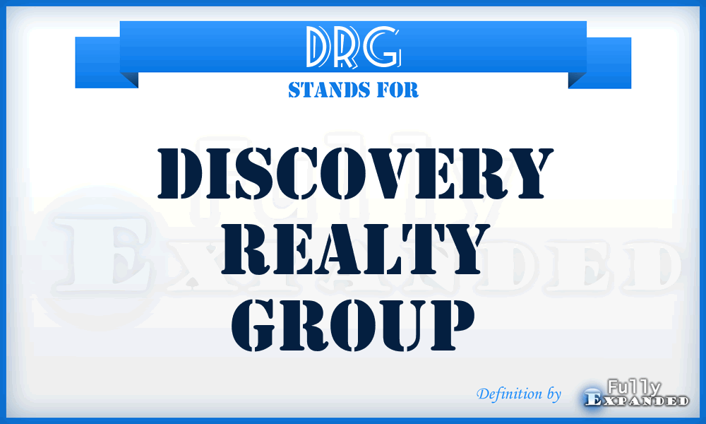 DRG - Discovery Realty Group