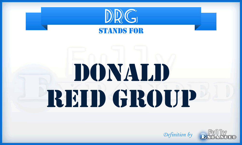 DRG - Donald Reid Group