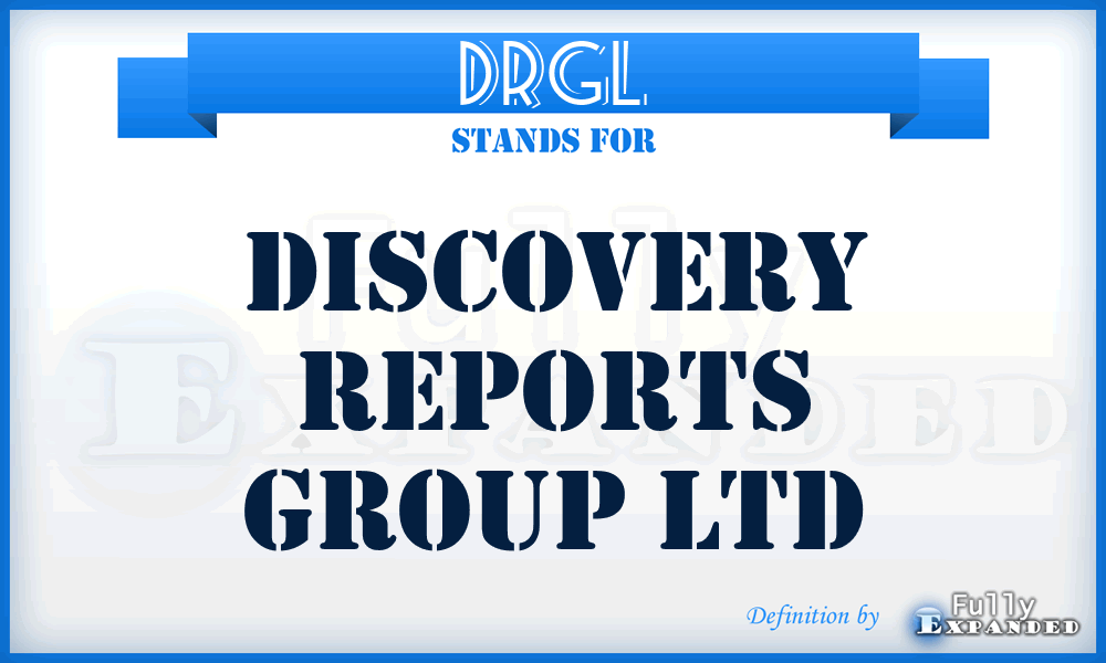 DRGL - Discovery Reports Group Ltd