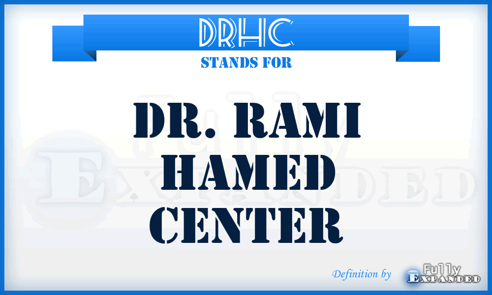 DRHC - Dr. Rami Hamed Center