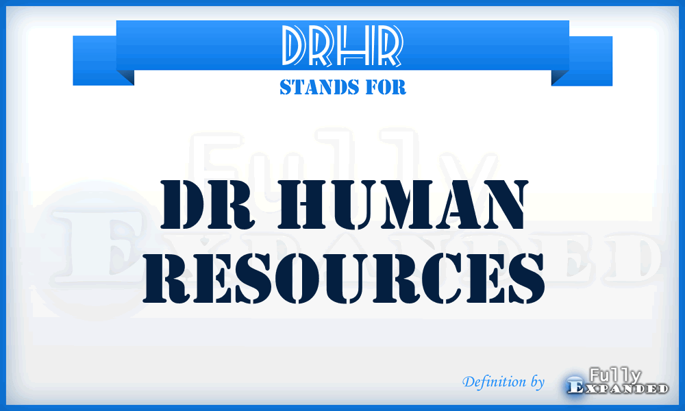 DRHR - DR Human Resources