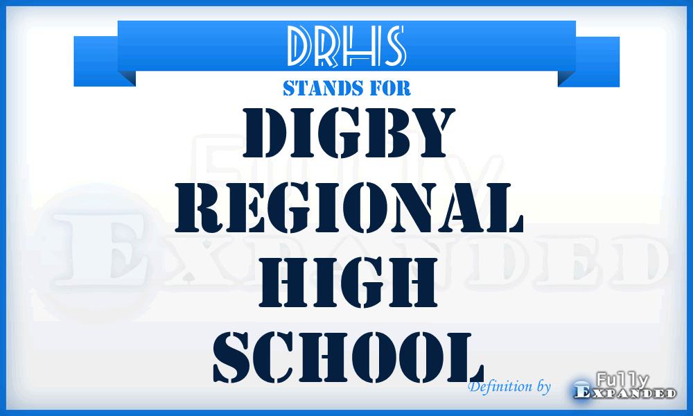 DRHS - Digby Regional High School