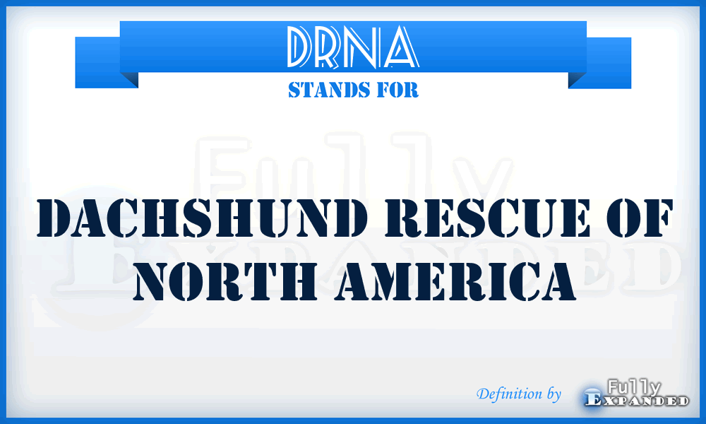 DRNA - Dachshund Rescue of North America