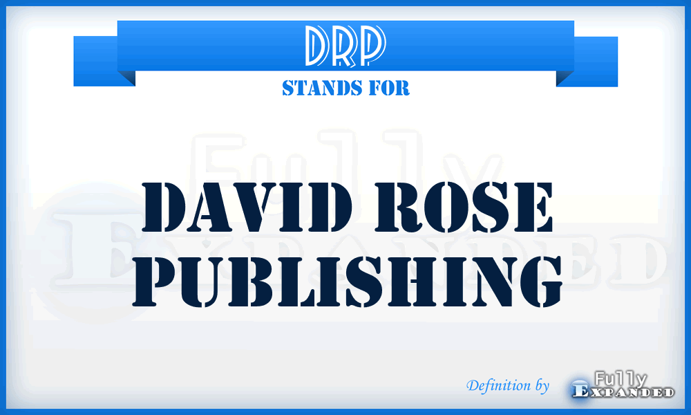 DRP - David Rose Publishing