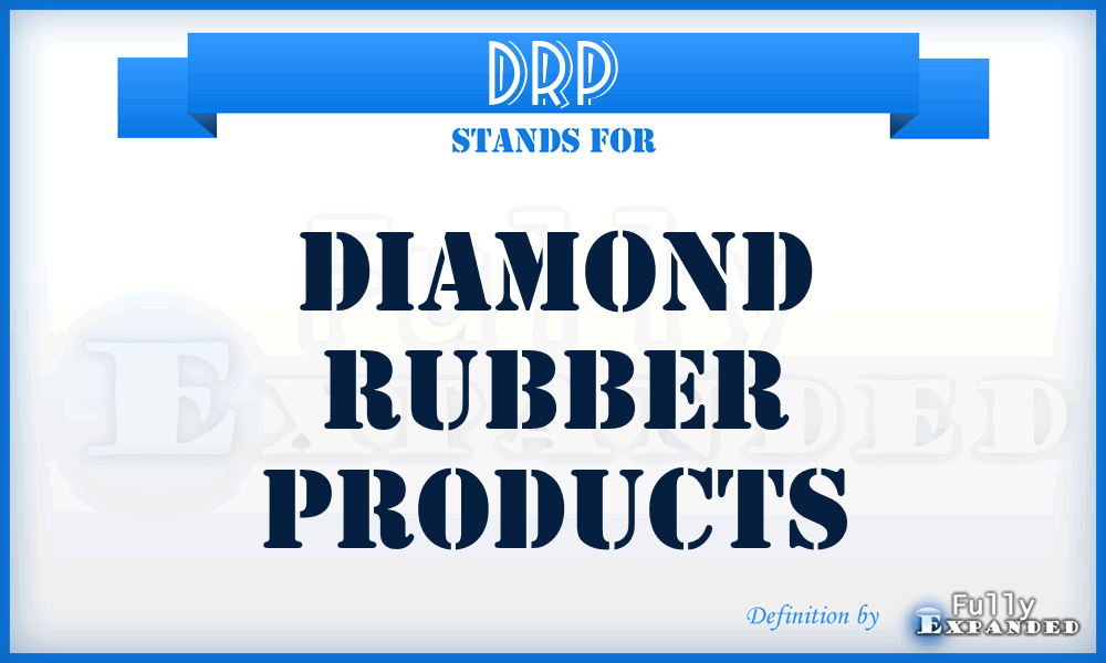 DRP - Diamond Rubber Products