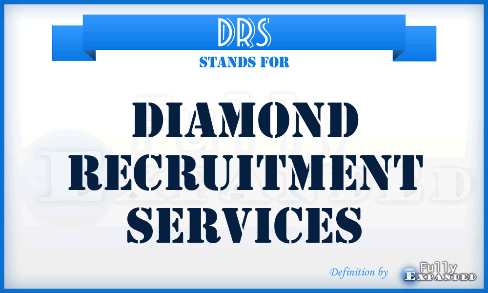 DRS - Diamond Recruitment Services