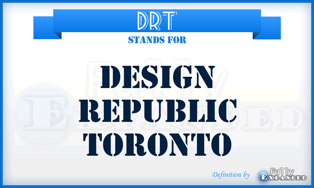 DRT - Design Republic Toronto