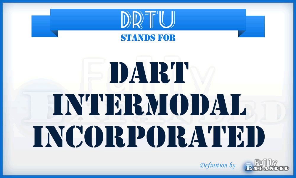 DRTU - Dart Intermodal Incorporated