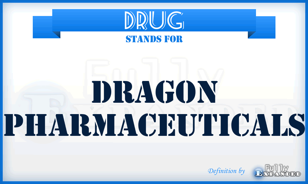 DRUG - Dragon Pharmaceuticals