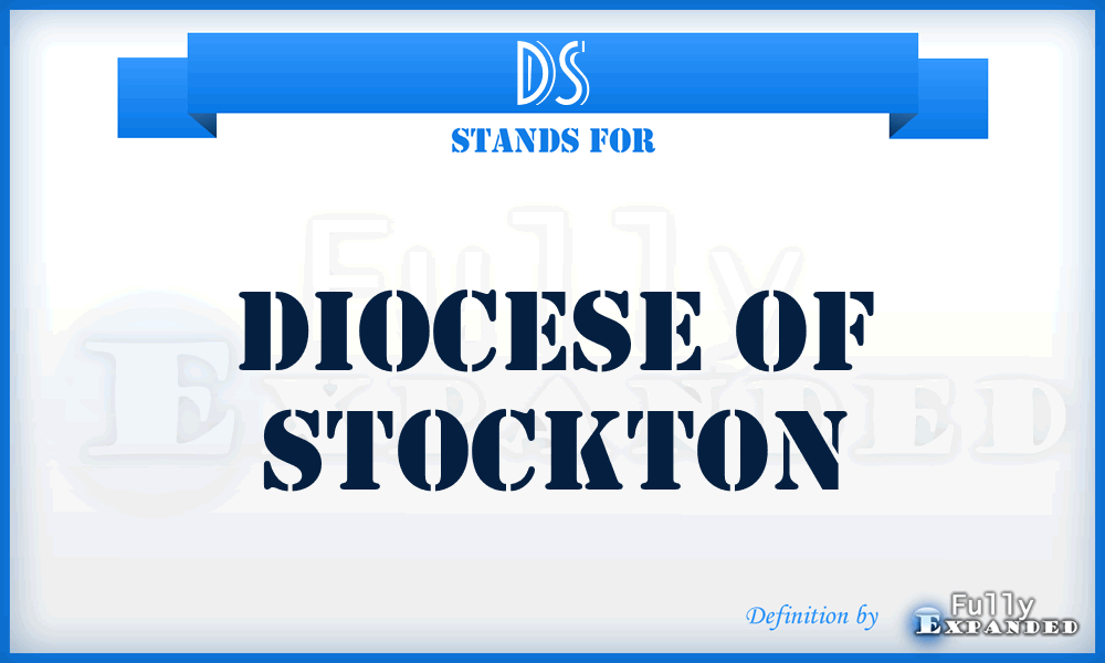 DS - Diocese of Stockton