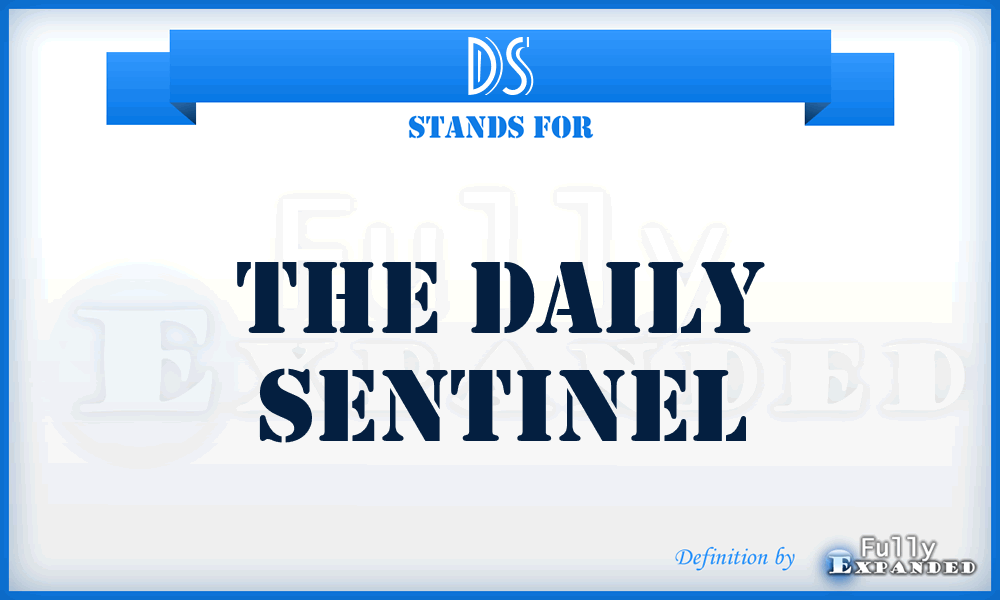 DS - The Daily Sentinel