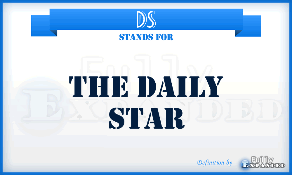 DS - The Daily Star