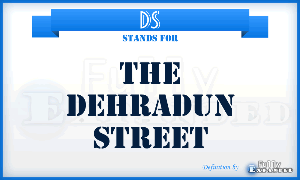 DS - The Dehradun Street