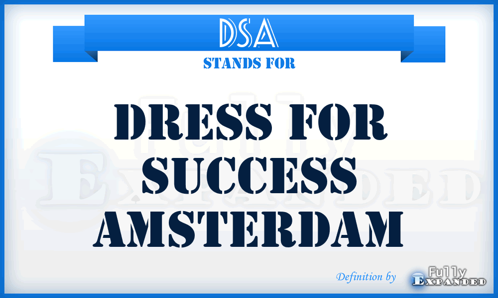 DSA - Dress for Success Amsterdam