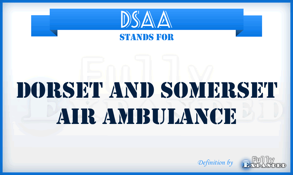 DSAA - Dorset and Somerset Air Ambulance