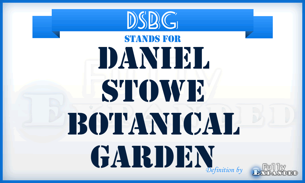 DSBG - Daniel Stowe Botanical Garden