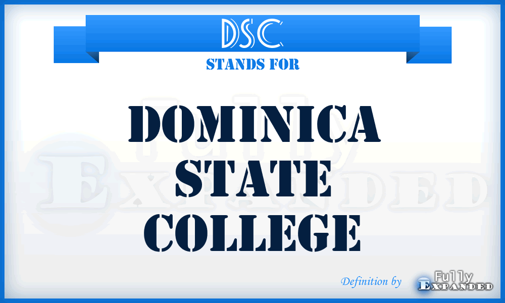 DSC - Dominica State College