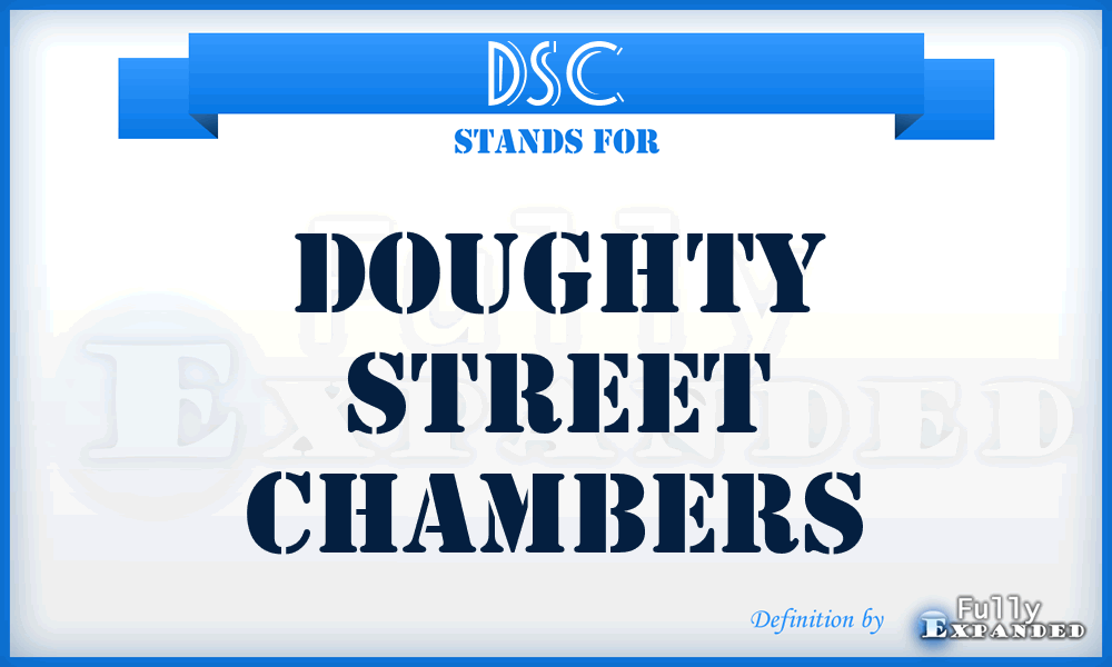 DSC - Doughty Street Chambers