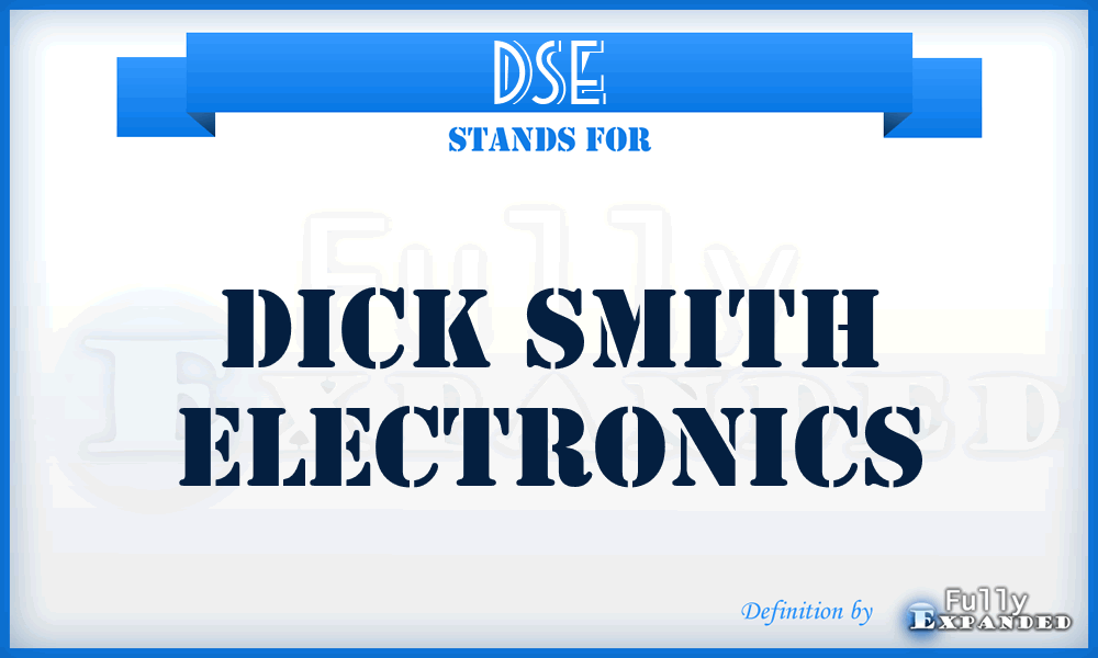 DSE - Dick Smith Electronics