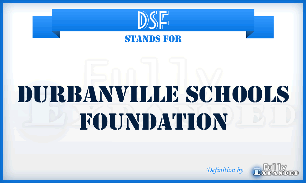 DSF - Durbanville Schools Foundation