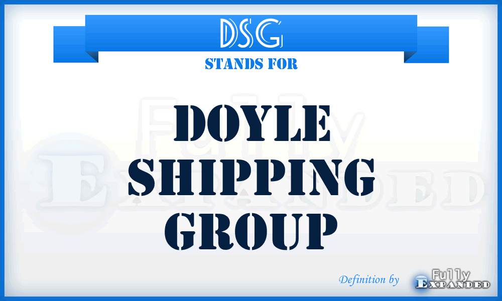 DSG - Doyle Shipping Group
