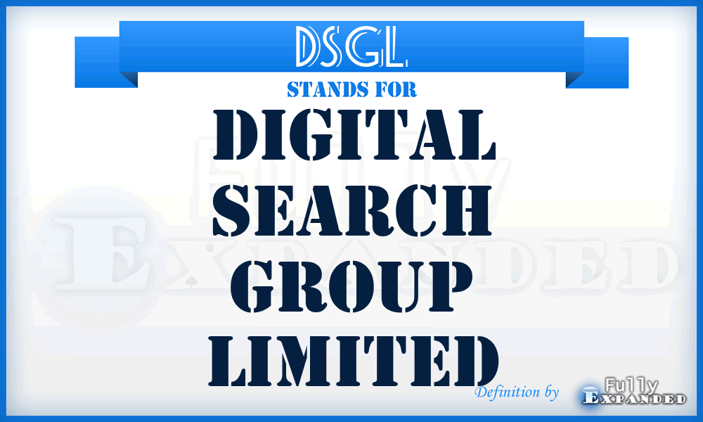 DSGL - Digital Search Group Limited