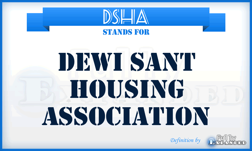DSHA - Dewi Sant Housing Association