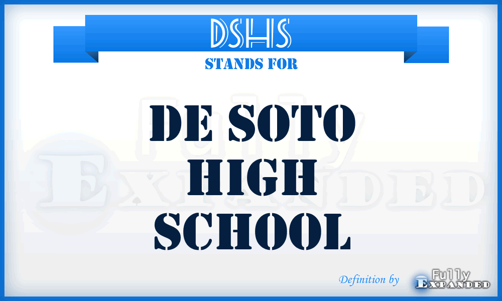 DSHS - De Soto High School
