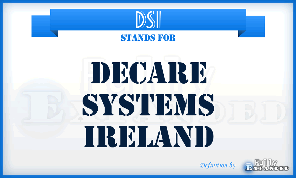 DSI - Decare Systems Ireland