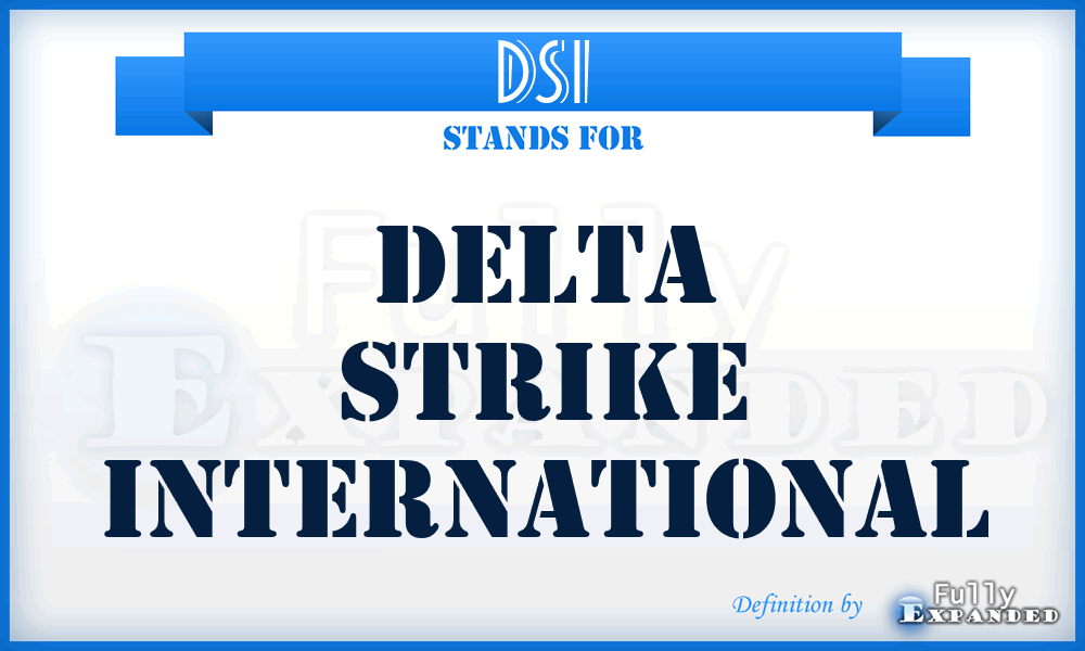 DSI - Delta Strike International