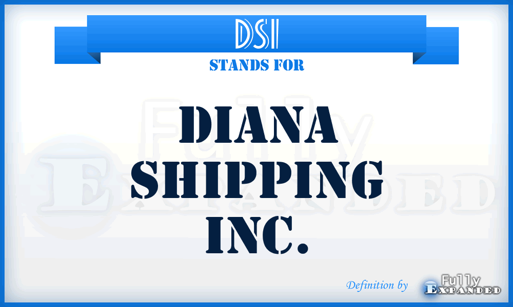 DSI - Diana Shipping Inc.