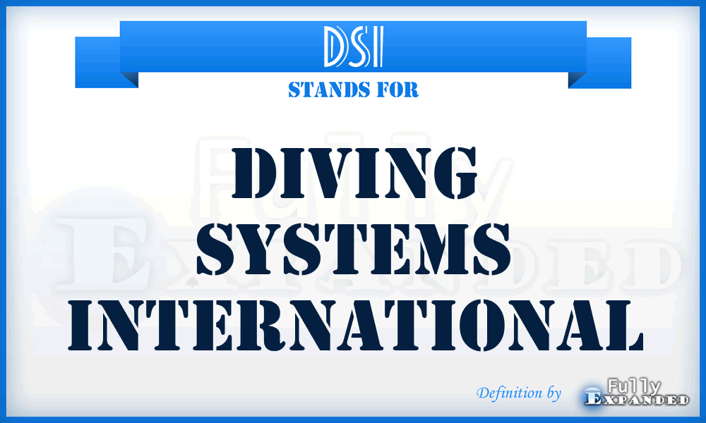 DSI - Diving Systems International