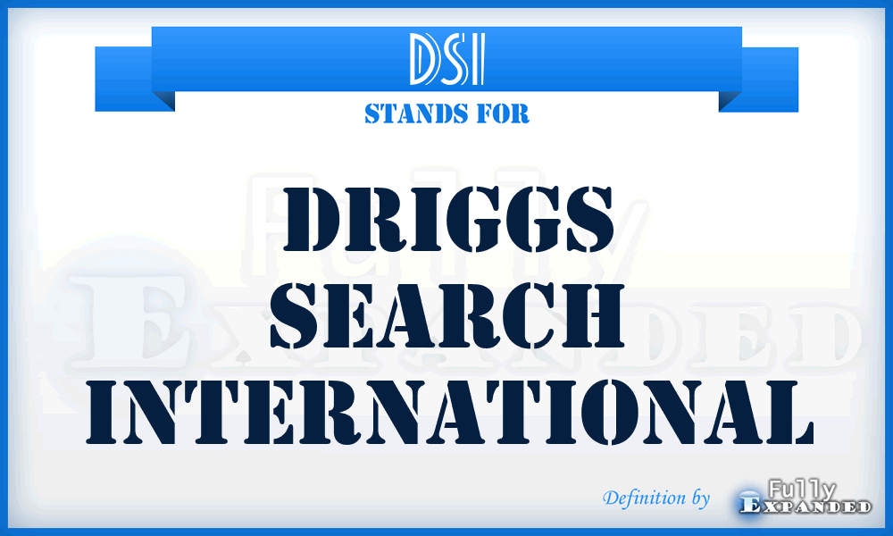 DSI - Driggs Search International