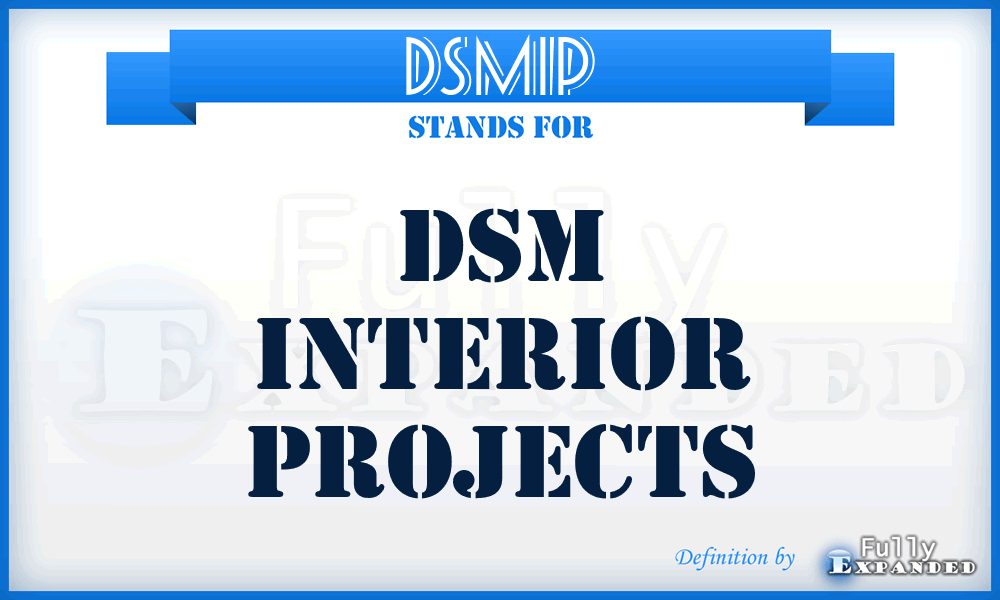 DSMIP - DSM Interior Projects