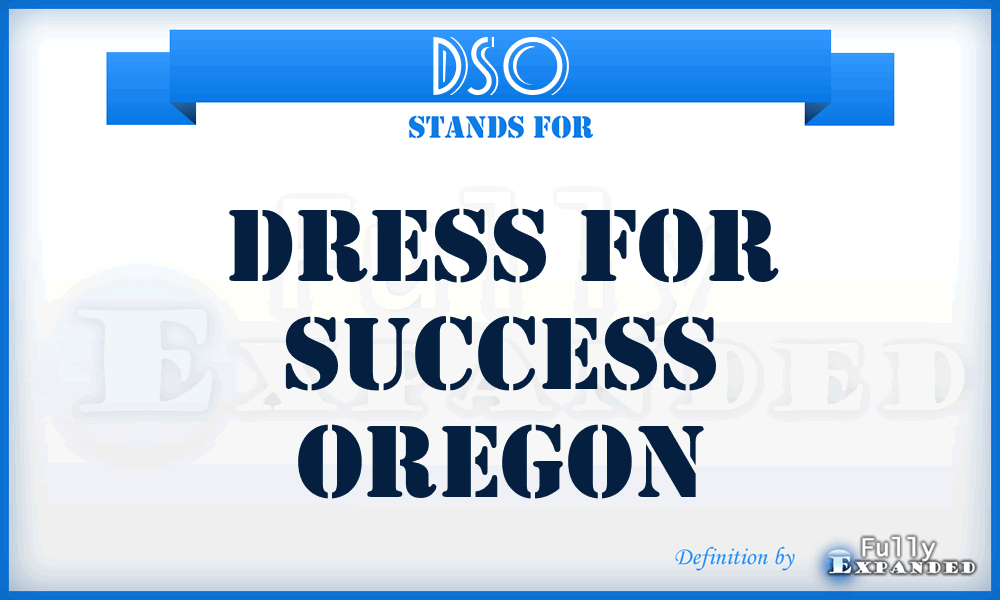 DSO - Dress for Success Oregon