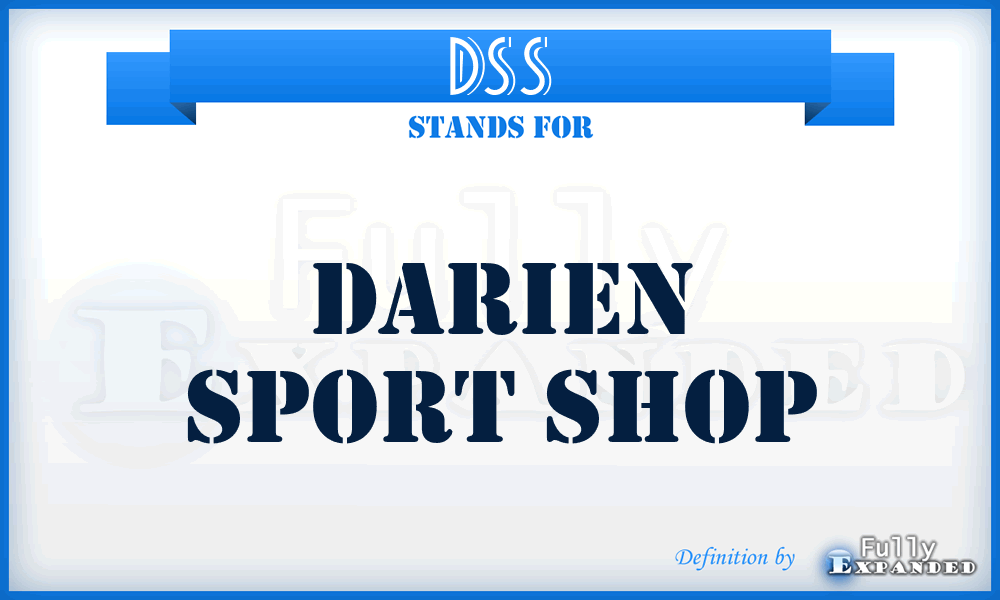 DSS - Darien Sport Shop