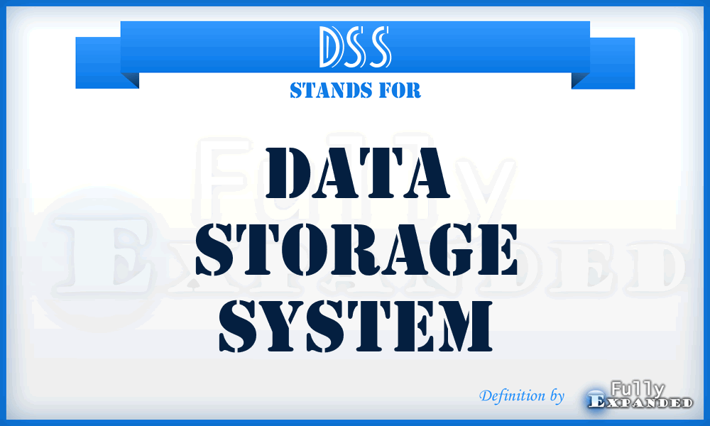 DSS - Data Storage System