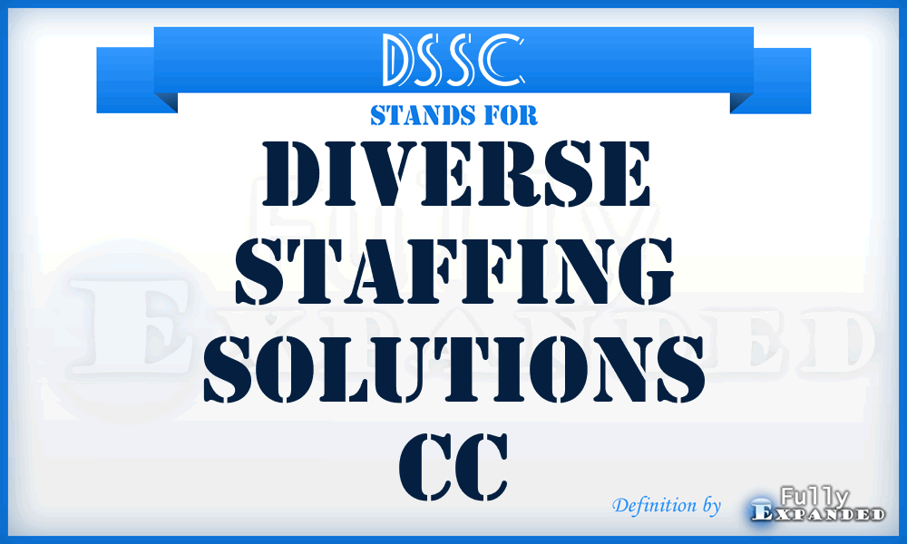 DSSC - Diverse Staffing Solutions Cc