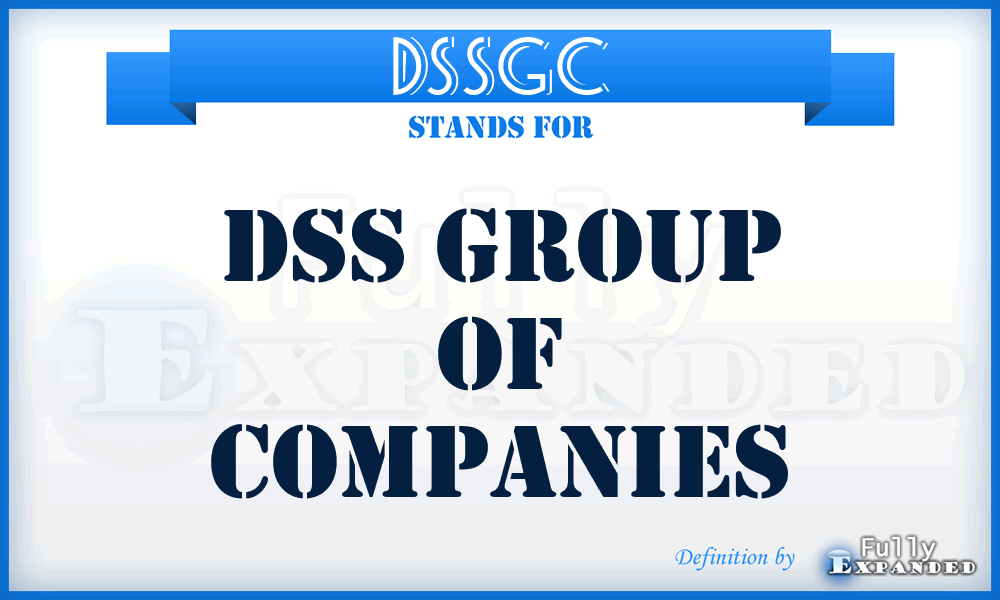 DSSGC - DSS Group of Companies