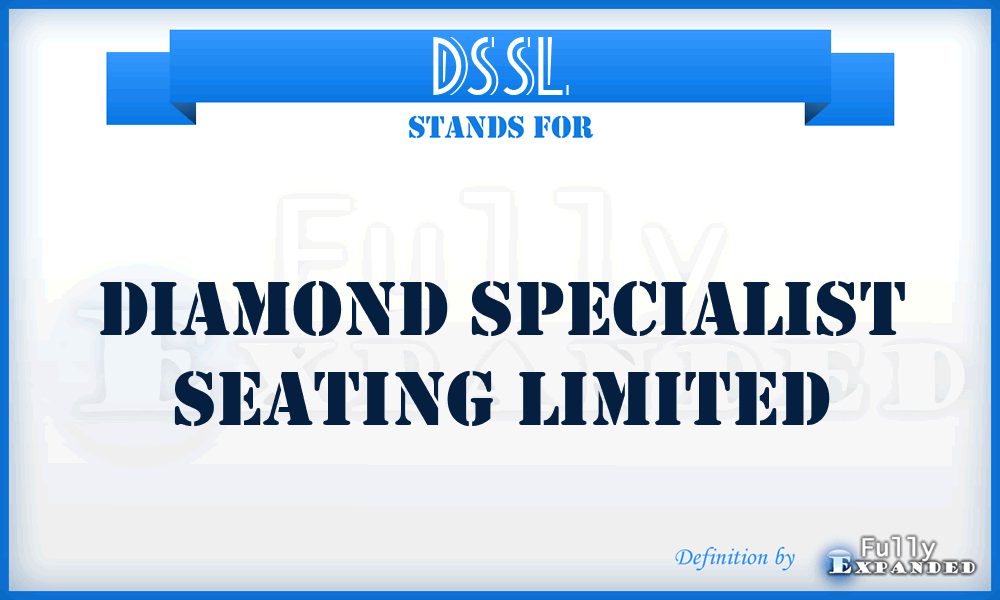 DSSL - Diamond Specialist Seating Limited