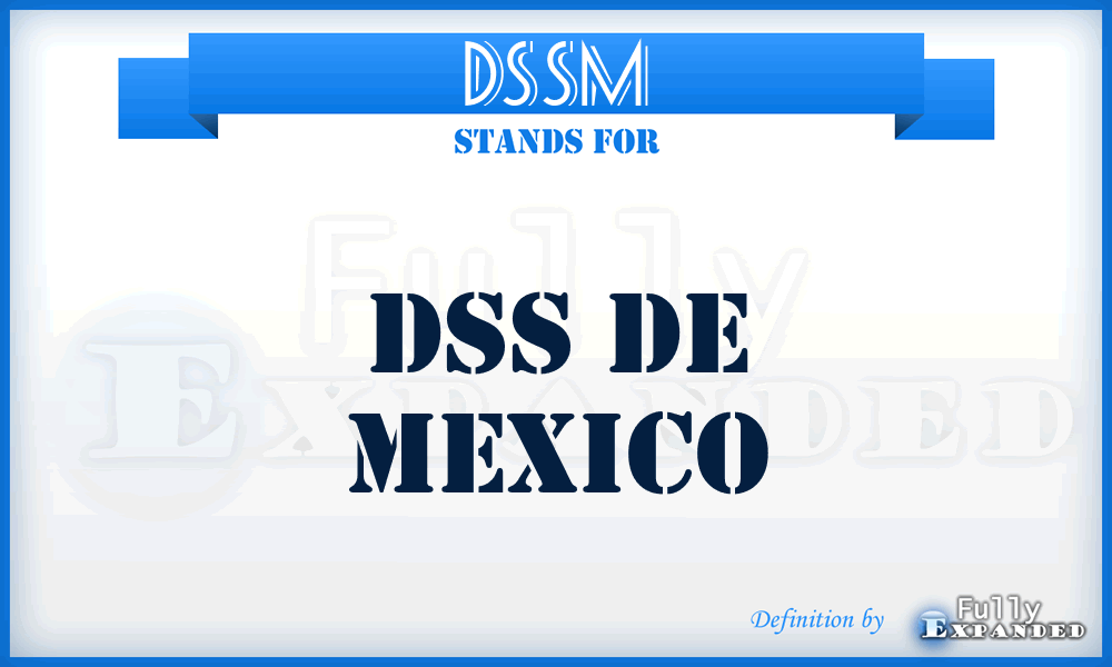 DSSM - DSS de Mexico