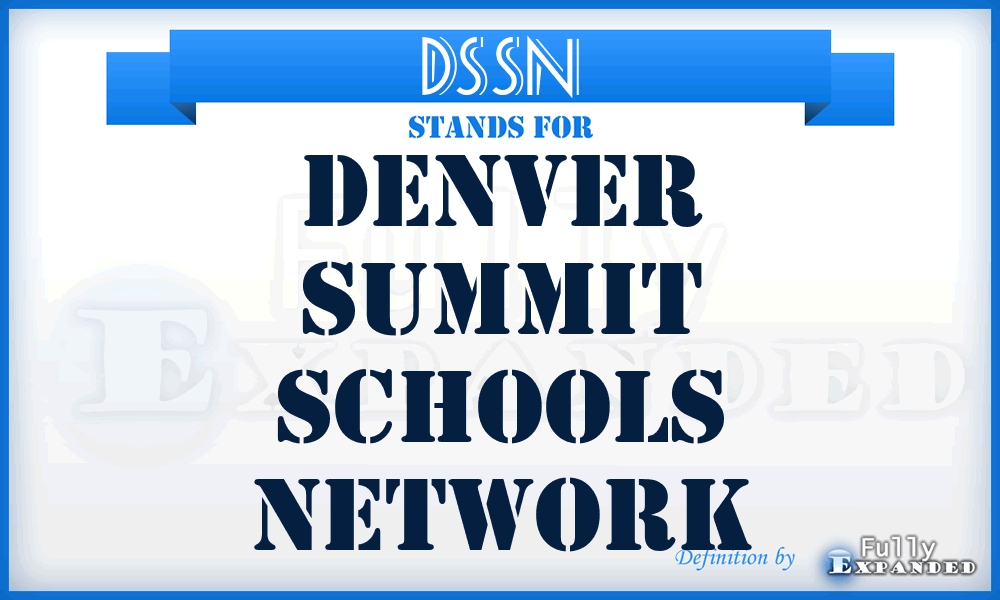 DSSN - Denver Summit Schools Network