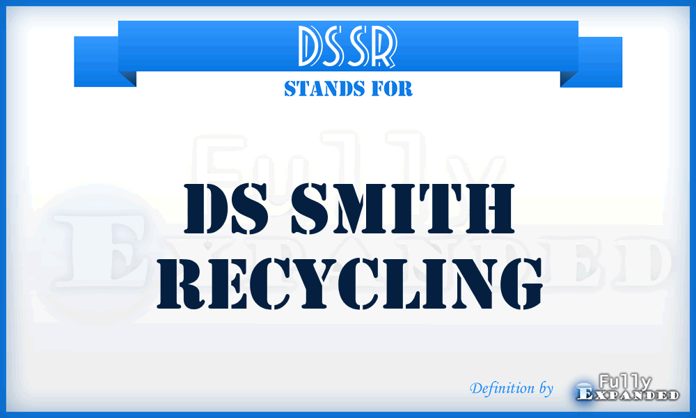 DSSR - DS Smith Recycling