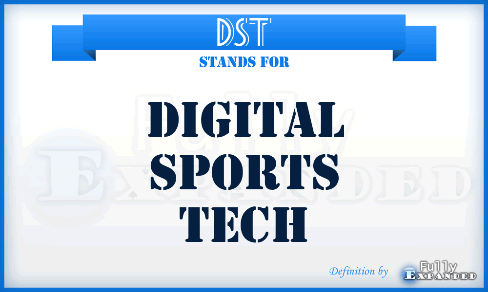 DST - Digital Sports Tech